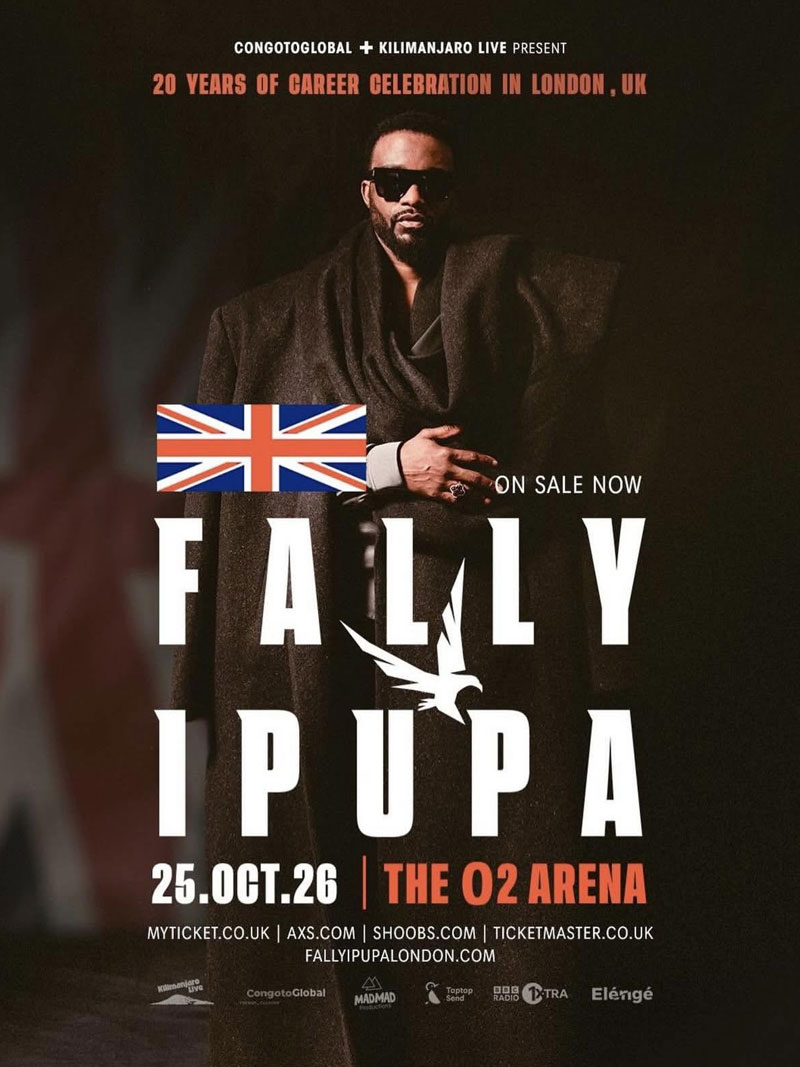 Fally Ipupa : Concert à The O2 Arena London