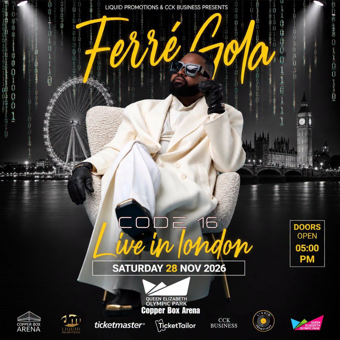 Ferre Gola en concert à Londres