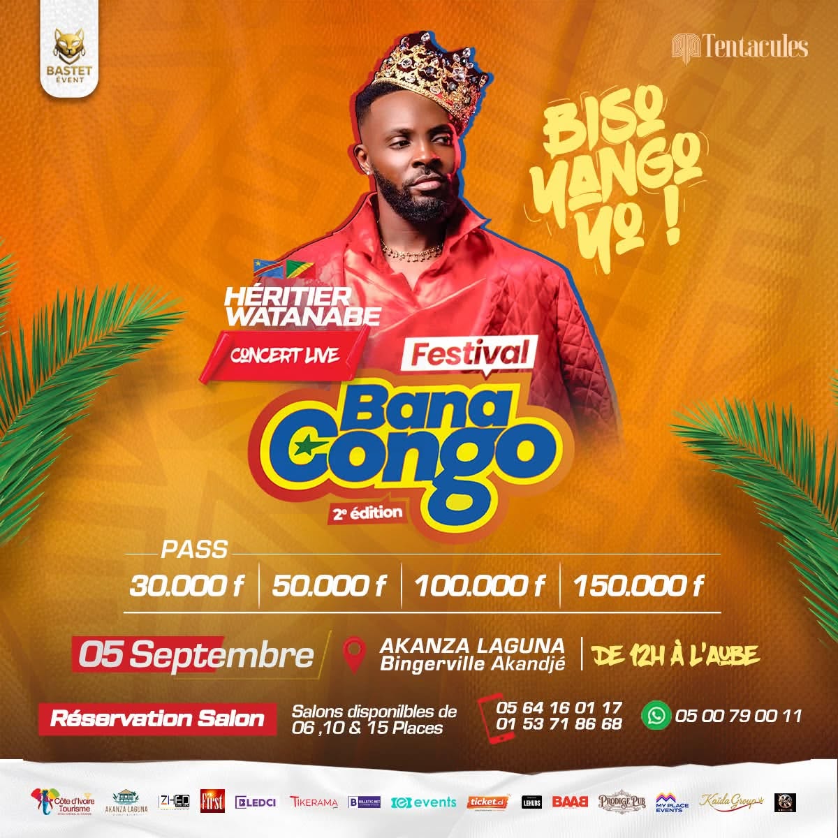 Héritier Watanabe en concert au Festival Bana Congo
