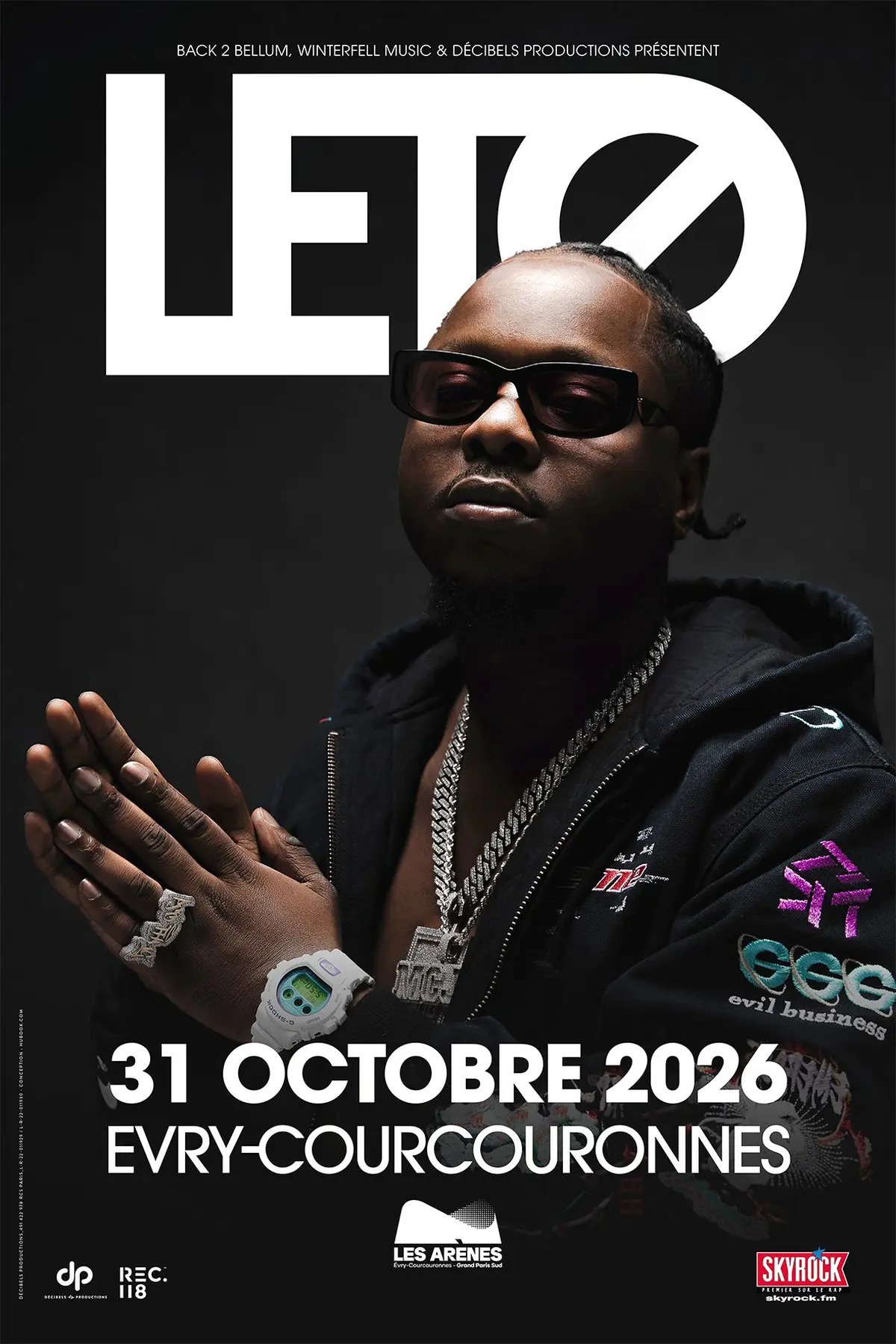 Leto en concert aux Arènes d'Évry
