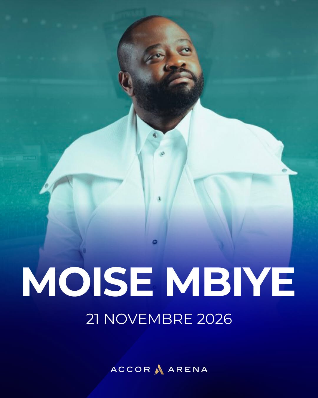 Moïse Mbiye : concert gospel à l'Accor Arena Paris