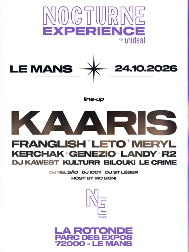 Nocturne Experience : soirée Kaaris à La Rotonde Le Mans